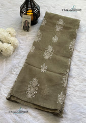 Alina Chikankari Premium Chanderi Kurti