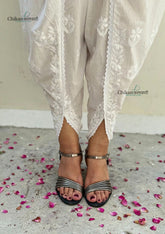 Gul Dhoti Cotton Chikankari Pants