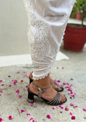 Gazal Dhoti Cotton Chikankari Pants