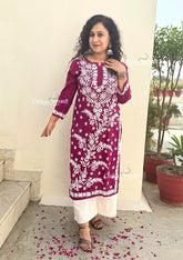 Heena Modal Chikankari Kurti
