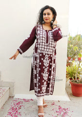 Jannat Modal Chikankari Kurti