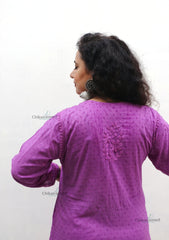 Mahira Cotton Chikankari Kurti Set