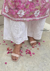 Neena Cotton Chikankari Palazzo - Fits L- 3XL size