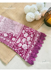 Sahira Wine Cotton Straight Suit Set With Dupatta