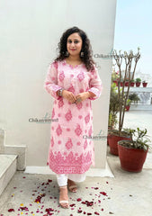 Sazia Premium Kota Chikankari Kurti