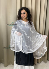 White Chiffon Dupatta