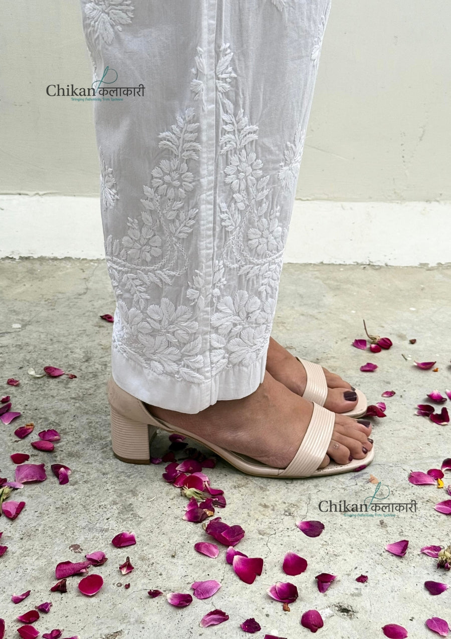 Kiara Cotton Chikankari Pants