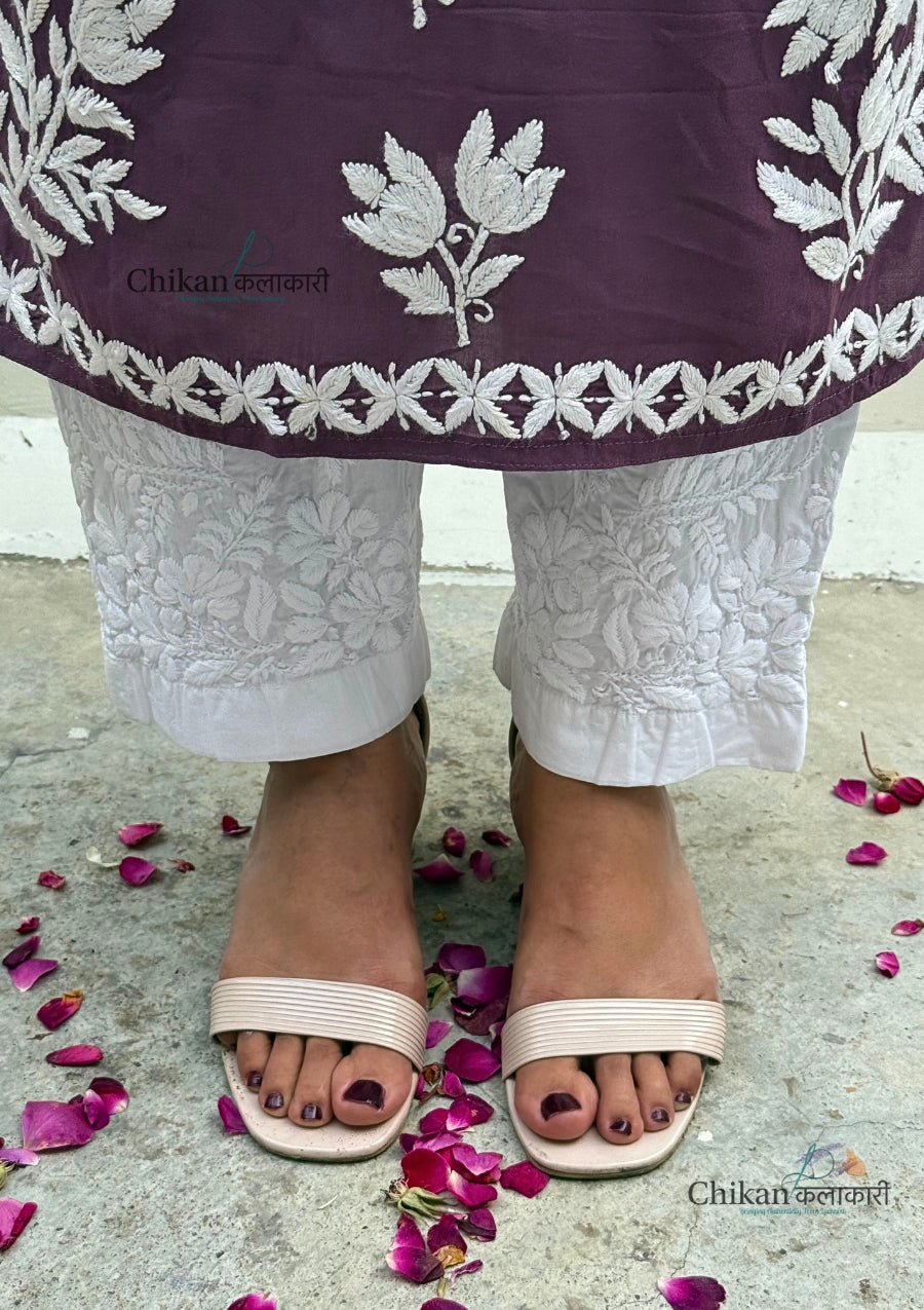 Kiara Cotton Chikankari Pants