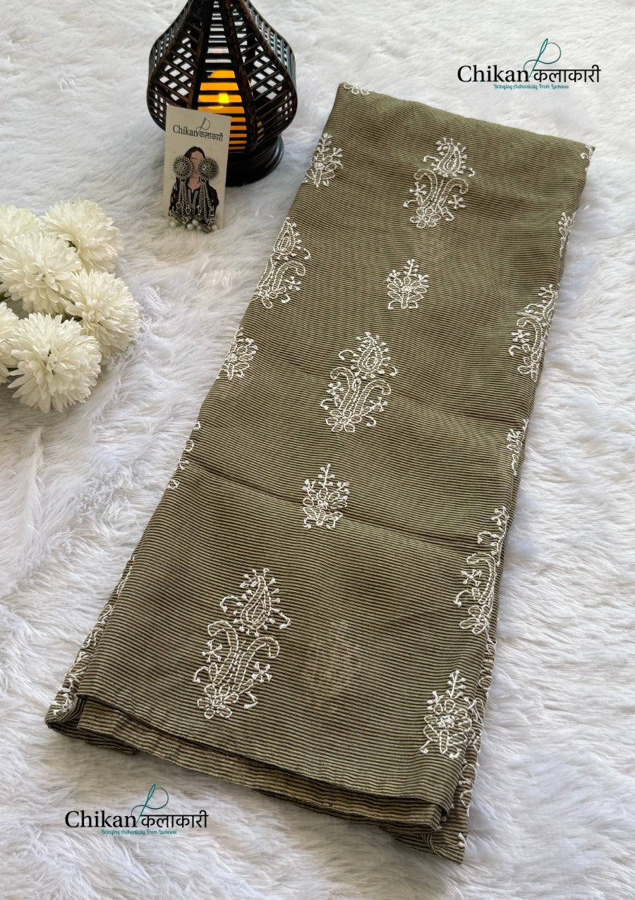 Alina Chikankari Premium Chanderi Kurti
