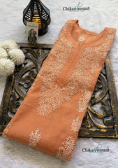 Alina Chikankari Premium Chanderi Kurti