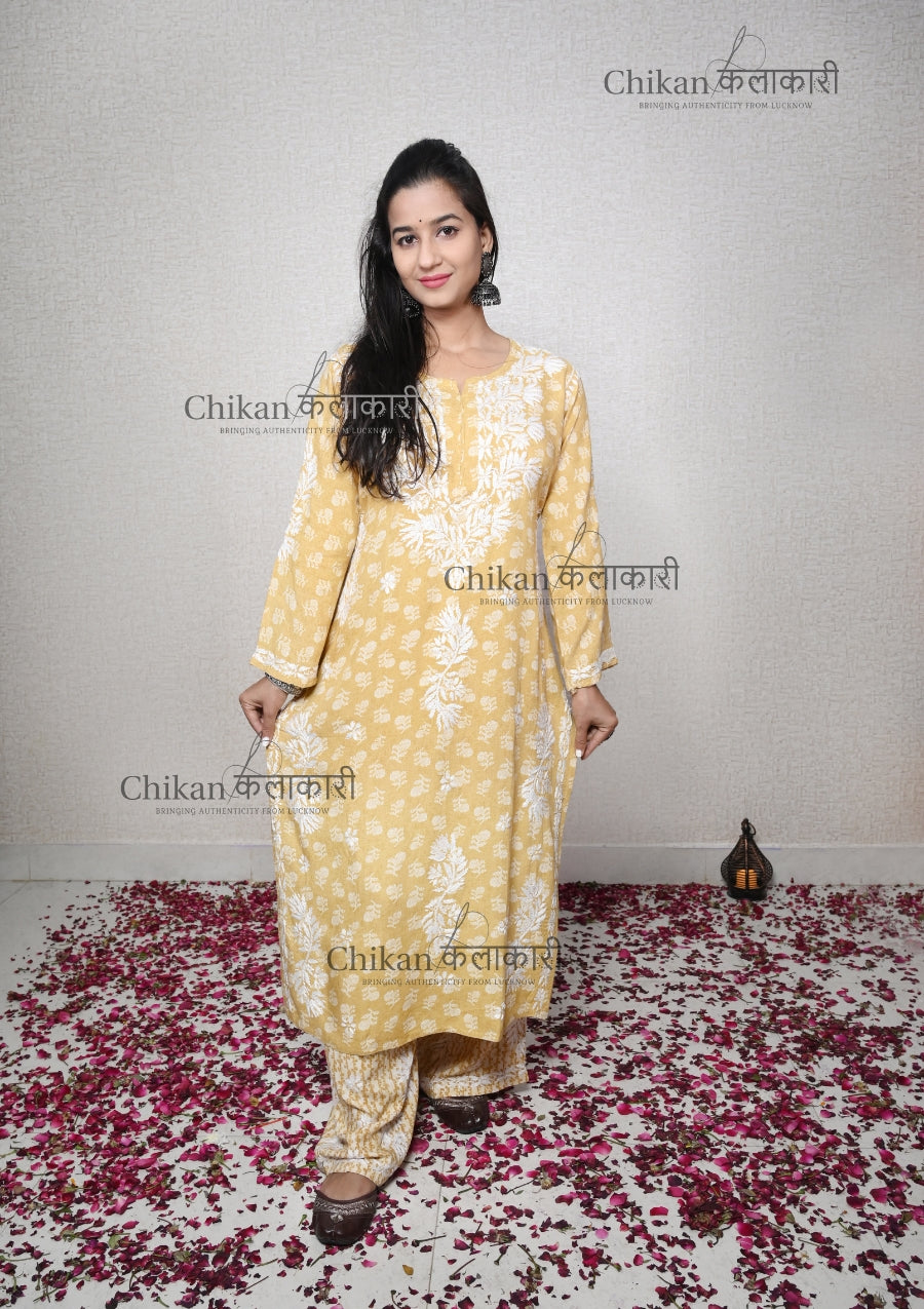 Amira Printed Rayon Chikan Kurta | house of chikankari | lakhnavi kurta | lucknowi chikan kurta | chicken curry kurti