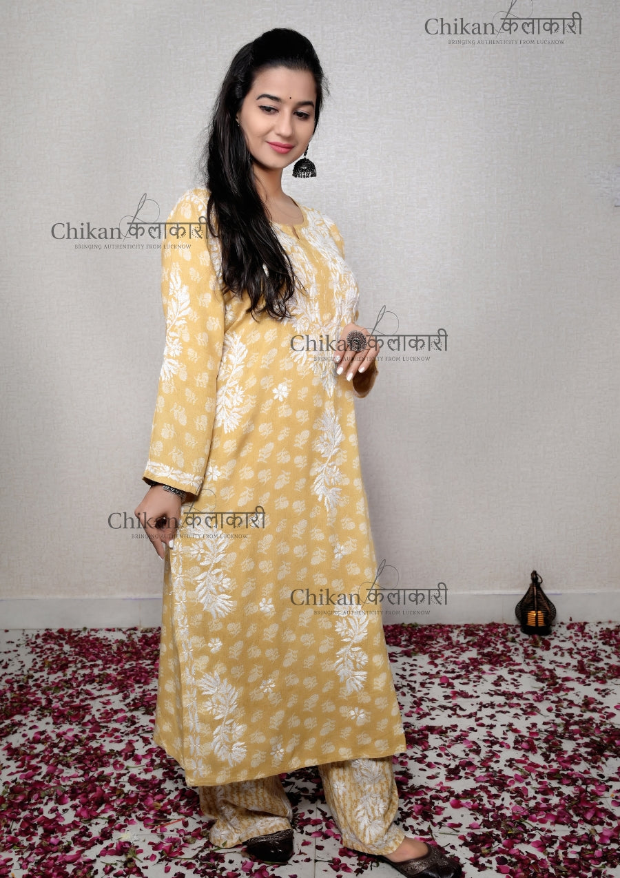 Amira Printed Rayon Chikankari Kurti | lucknow chikan kurti | lakhnavi kurti | lucknowi chikan kurta | chicken curry kurta