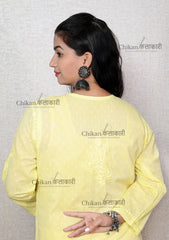 Fiza Cotton Chikan Kurta | lucknowi chikankari kurti | lakhnavi kurti | chicken curry kurta | chikankari cotton kurtas