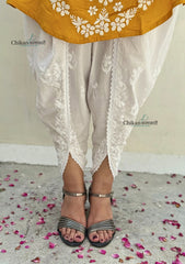 Gul Dhoti Cotton Chikankari Pants