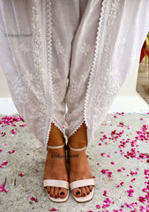 Gazal Dhoti Cotton Chikankari Pants