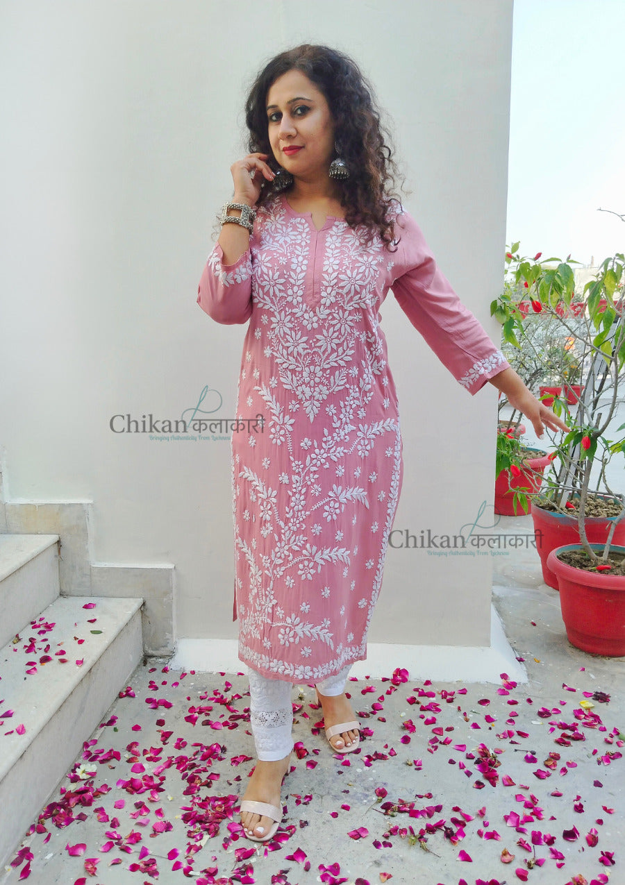 Heena Modal Chikankari Kurti