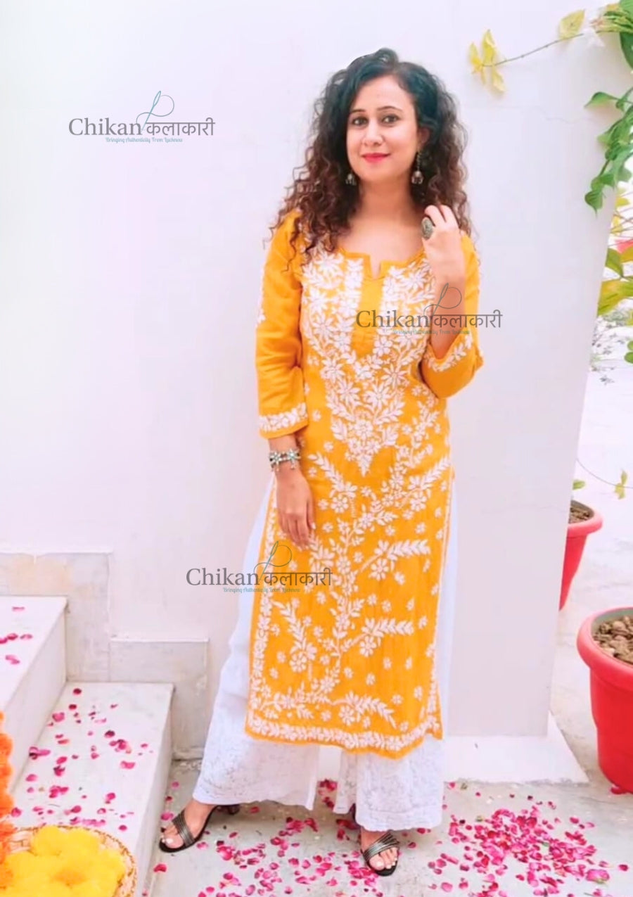 Heena Modal Chikankari Kurti