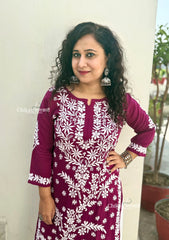 Heena Modal Chikankari Kurti
