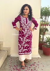 Heena Modal Chikankari Kurti
