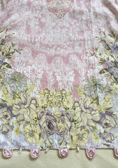 Ibaadat Pink Cotton Straight Suit Set With Dupatta