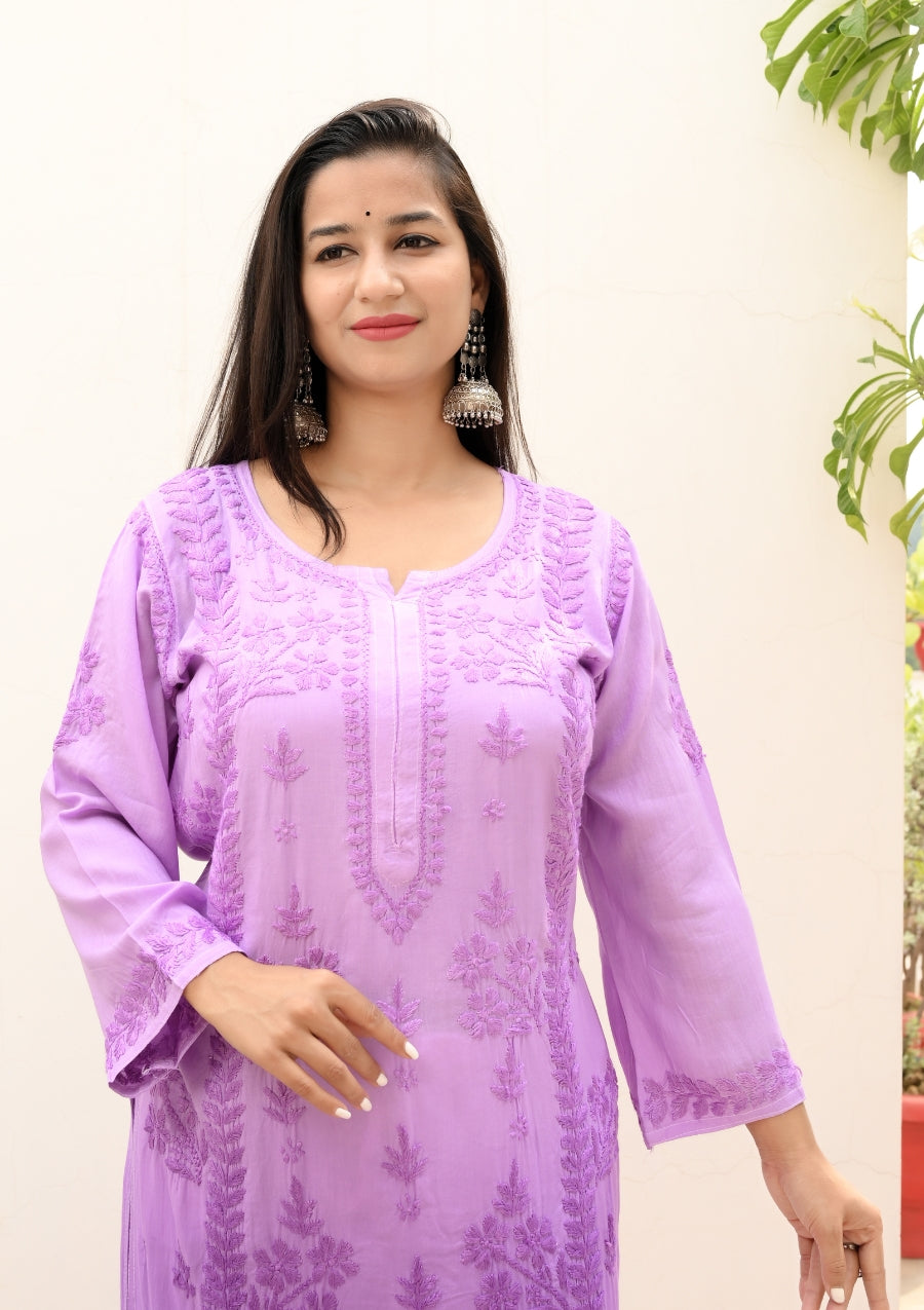 Inaya lucknow chikan kurti | lucknowi chikankari kurti | lakhnavi kurta | chicken curry kurti | chicken curry kurta