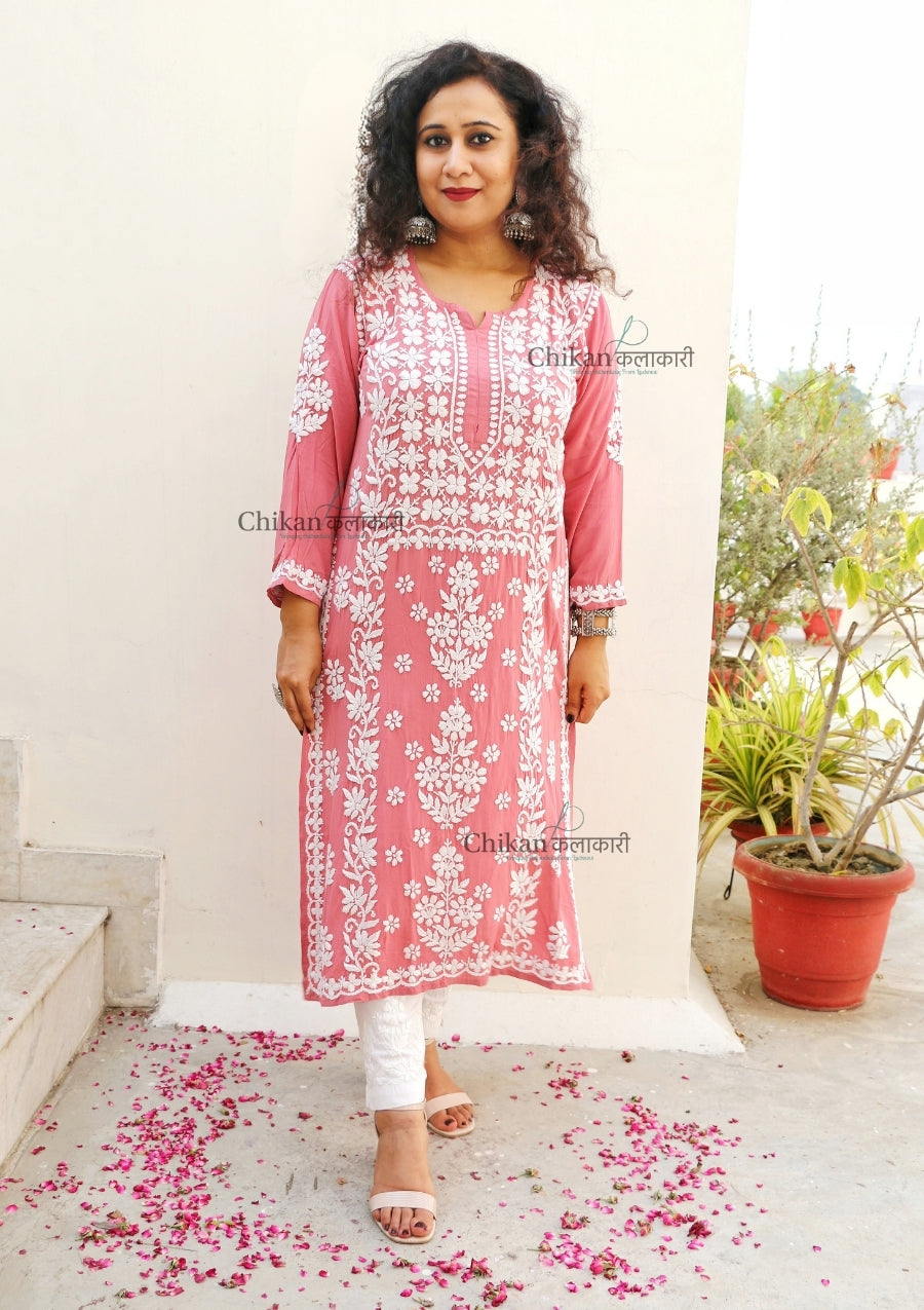 Jannat Modal Chikankari Kurti