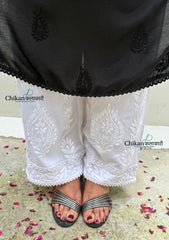 Kiara Rayon Chikankari Palazzo - Fits S- 2XL Size