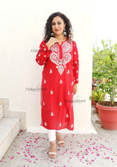 Naina Cotton Chikankari Kurti