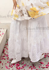 Reeba Georgette Chikankari Garara