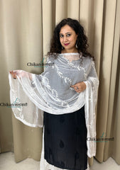 White Chiffon Dupatta